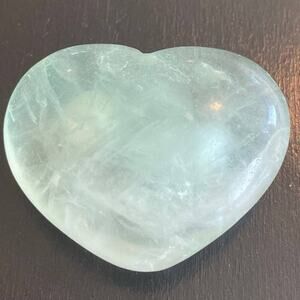 Green Fluorite Heart - C